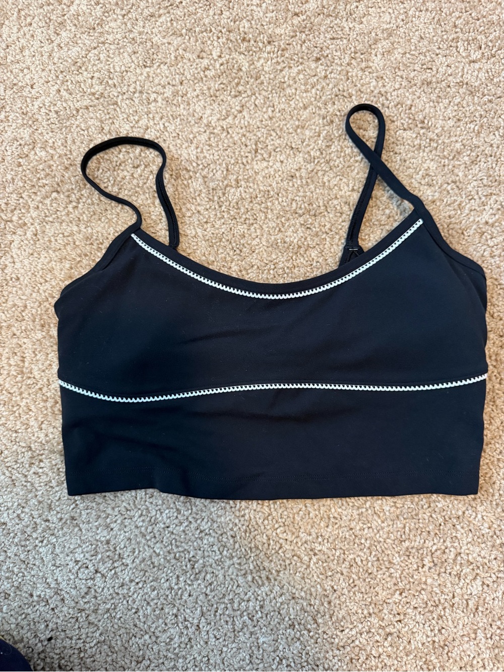 YPB studioFLEX Picot-Trim Scoopneck Tank